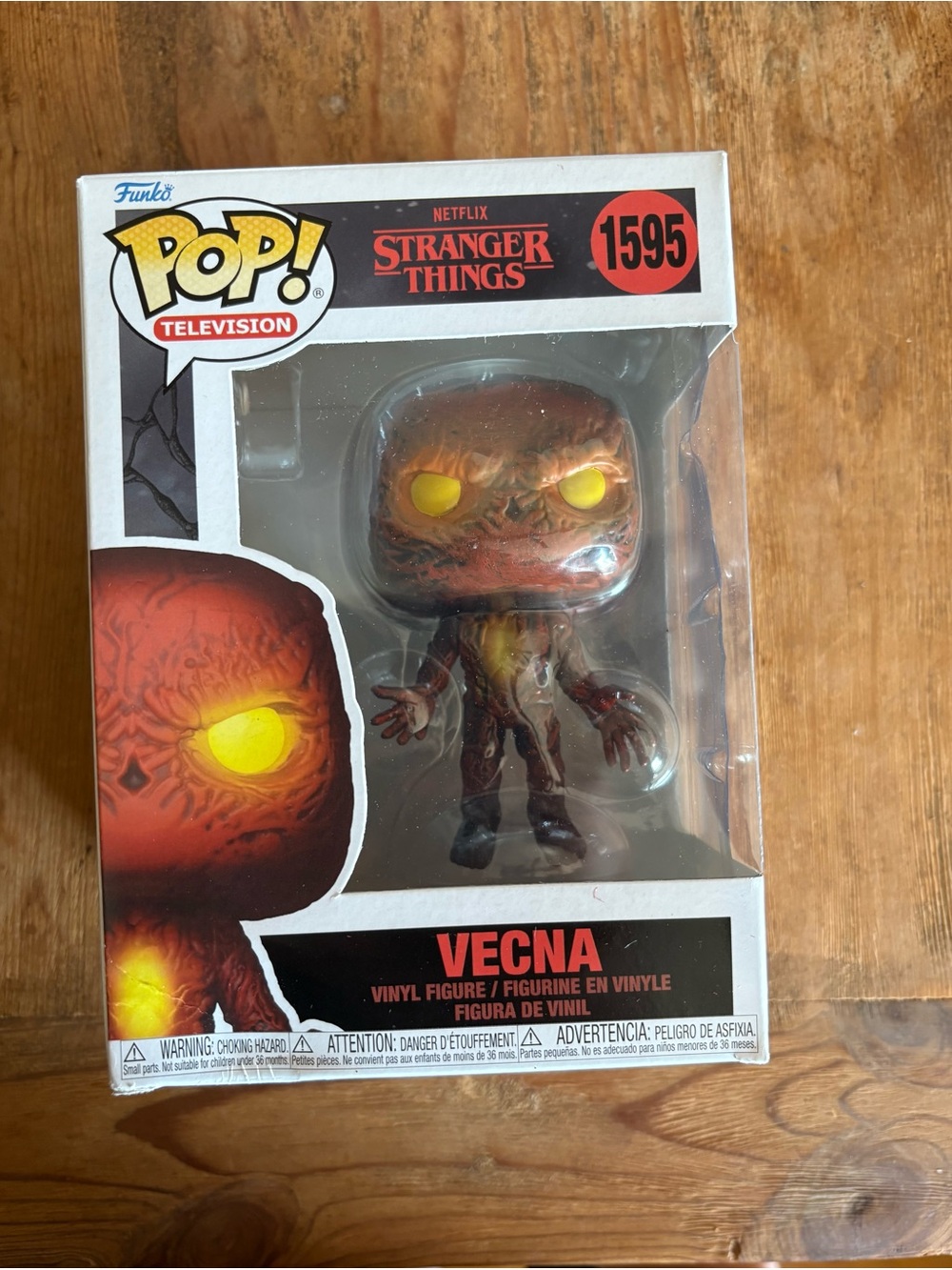 Funko Vecna Pop! Vinyl Figure - Brown, Orange, Yellow